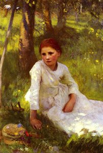 Noon In The Hayfield — Sir George Clausen, Realism
