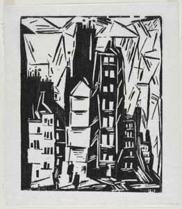 Houses In Old Paris — Lyonel Feininger
