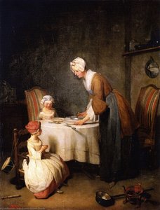 Saying Grace — Jean-baptiste-siméon Chardin