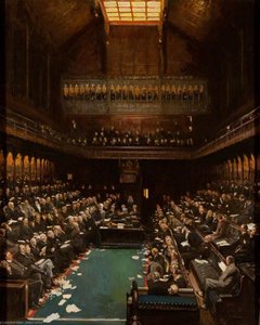 The Right Honourable J. Ramsay Macdonald Addressing The House Of Commons — Sir John Lavery, Contemporary Realism