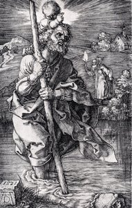 St. Christopher Facing Right — Albrecht Dürer, Northern Renaissance