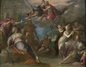 The Amazement Of The Gods (?) — Hans Von Aachen