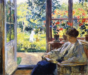 Woman Reading by a Window