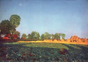 At The Grain Harvest — Ford Madox Brown