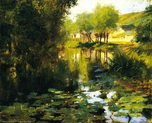 The Lily Pond — Willard Leroy Metcalf