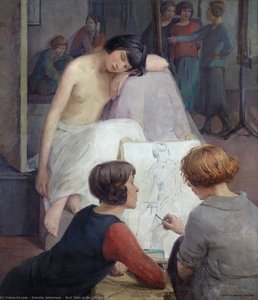 Rest Time In The Life Class — Dorothy Johnstone