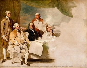 American Commissioners Of The Preliminary Peace Negotiations With Great Britain — Benjamin West, Neoclassicism