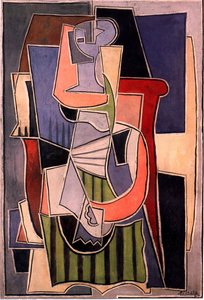 Woman Sitting In An Armchair (11) — Pablo Picasso