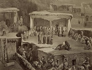 Funeral Ceremony In The Ruins — Grigory Grigorievich Gagarin