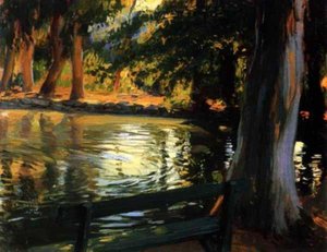 Paisaje Con Lago — Fernando Álvarez De Sotomayor