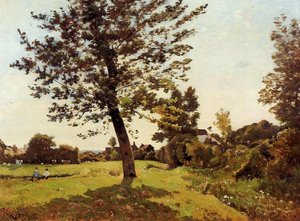 Meadow, Sunlight Effect — Henri-joseph Harpignies