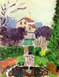The Artist's Garden At Issy Les Moulineaux — Henri Matisse, Fauvism