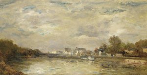 Le Canal — Albert-charles Lebourg