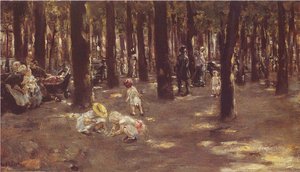 Children's Playground In Tiergarten Park In Berlin — Max Liebermann