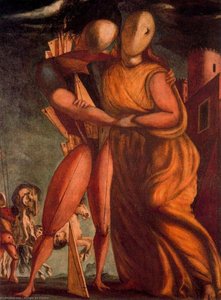 Hector And Andromache — Giorgio De Chirico, Metaphysical Art
