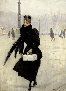 Parisienne, Place De La Concorde — Jean Georges Béraud