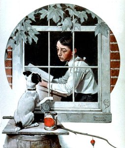 Stuck Inside — Norman Rockwell