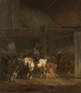 Horse Stable, Joseph Moerenhout, C. 1830 - C. 1840 — Joseph Moerenhout
