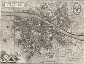 Pianta Della Citta Di Firenze