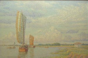 Boats, (painting) — J Stewart Carstairs
