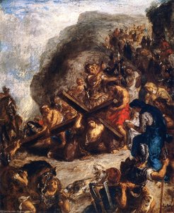 The Road To Calvary — Eugène Delacroix, Romanticism