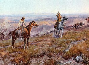 Toll Collectors, (painting) — Charles Marion Russell