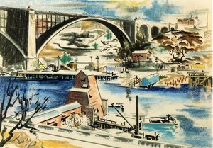 Harlem River — William Preston Dickinson