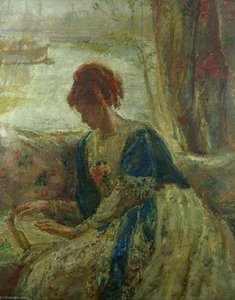 Contrejour – Woman Seated at a Window (recto)