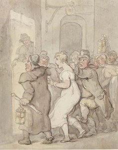 At The Watch Tower — Thomas Rowlandson