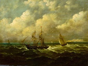 Sailing Boats At Sea — John Moore Of Ipswich
