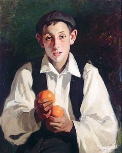 NiÃ±o con naranjas