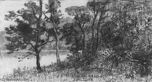Morris River Landscape — William Henry Hunt