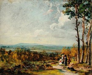 Hampstead Heath Looking Towards Harrow — John Constable, Romanticism