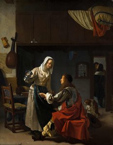 Brothel Scene — Frans Van Mieris, Dutch Golden Age