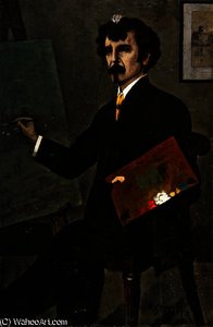 Portrait of Whistler at his Easel