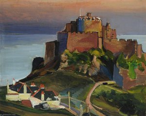 Mont Orgueil, Evening — Francis Ferdinand Maurice Cook
