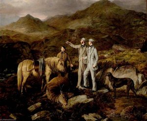 Stag Hunt In Scotland — William Luker