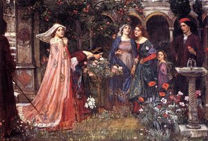 The Enchanted Garden — John William Waterhouse