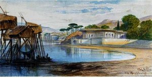 Old Houses On The Bosphorus — Edward Lear