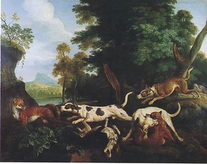 Chasse Aux Renards — Alexandre François Desportes