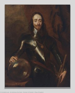 Portrait Of Charles I, King Of England — Sir Anthony Van Dyck