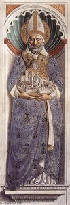 St Gimignano (on The Pillar) — Benozzo Gozzoli