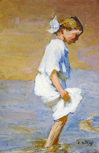 Wading At The Shore — Edward Henry Potthast