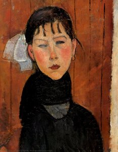 Marie, Daughter Of The People — Amedeo Clemente Modigliani, Expressionist Movement