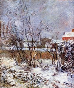 Snow, Rue Carcel — Eugène Henri Paul Gauguin