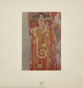 Hygieia - Detail From The Faculty Painting — Gustav Klimt
