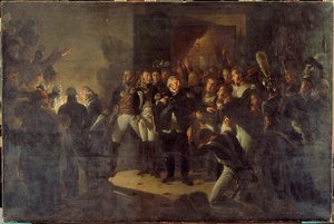 Adieux De Louis Xviii Quittant Le Palais Des Tuileries. Nuit Du 20 Mars 1815 — Antoine-jean Gros (baron Gros)