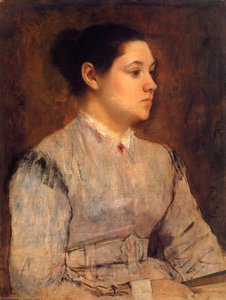 Portrait Of A Young Woman — Edgar Degas, Impressionism