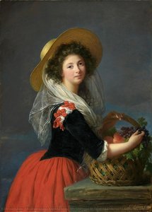 The Comtesse De Gramont Caderousse Gathering Grapes — Elisabeth-louise Vigée-lebrun