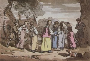 Village Entertainment — John Augustus Atkinson